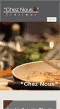 Mobile Screenshot of cheznous-resto.be